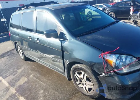 2006 Honda Odyssey Ex-L z USA, uszkodzony, nr VIN 5FNRL38706B005999